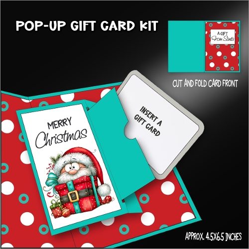 Christmas Pop-Up Gift Card K-3