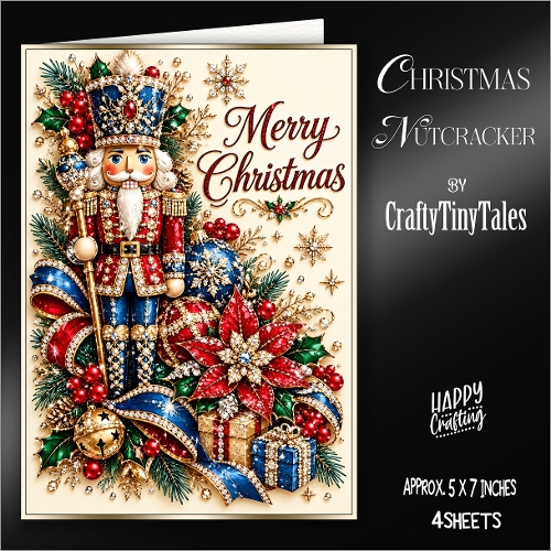 Christmas Nutcracker Card Front Kit-5