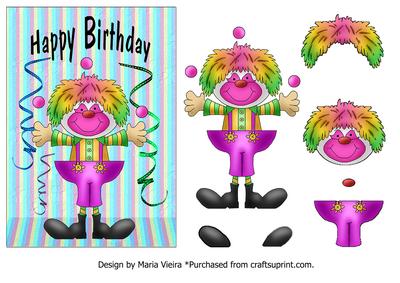 Birthday Clown Ball Juggler