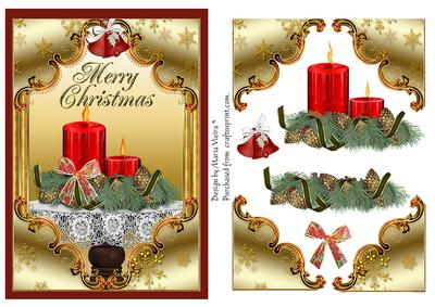 Red Christmas Candles