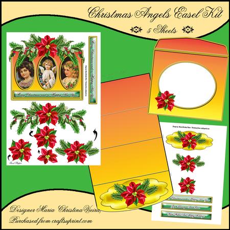 Christmas Angels Easel Kit