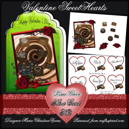 Valentine Sweethearts Lime Green Kit