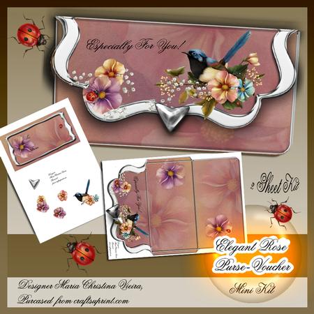 Elegant Rose Purse Voucher