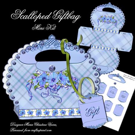 Scalloped Giftbag Mini Kit