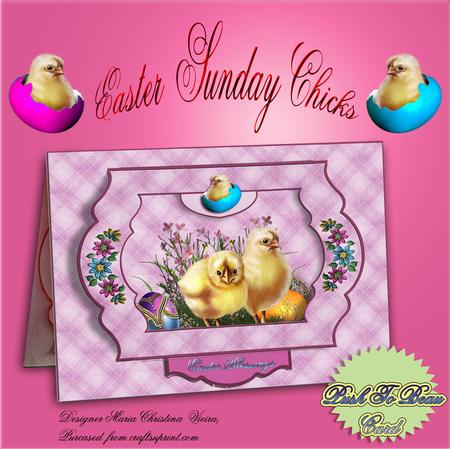 Easter Sunday Chicks Card Beau Kit