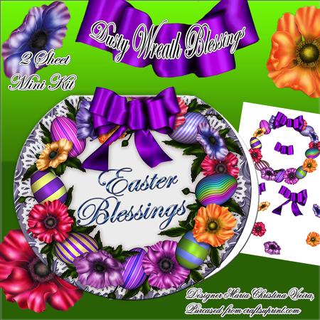 Dusty Wreath Blessings