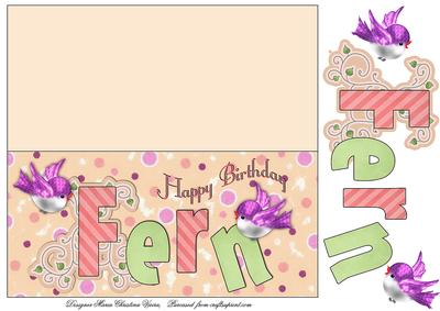 Happy Birthday Fern