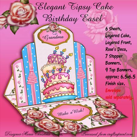Elegant Tipsy Cake