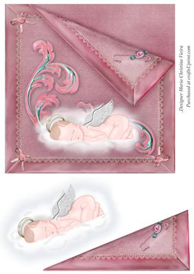 Baby Girl Blank 7x7 Front