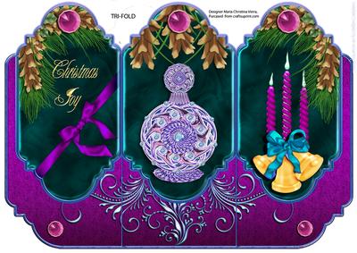 Christmas Joy with Perfume Tri Fold