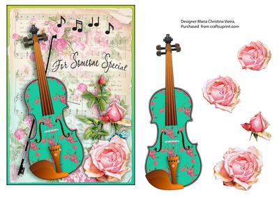 Music Card Front Someone Special