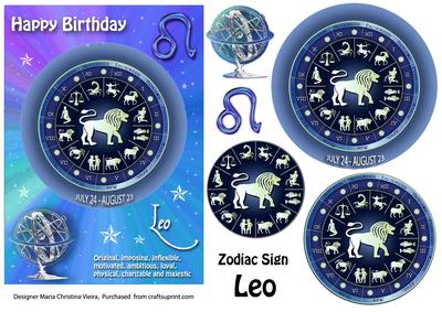 Zodiac Sign Mystical Leo