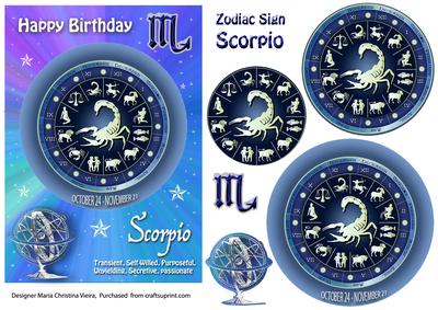 Zodiac Sign Scorpio Mystical