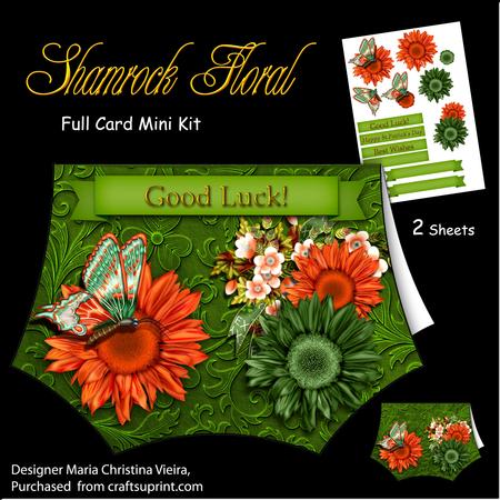 Shamrock Floral Full Card