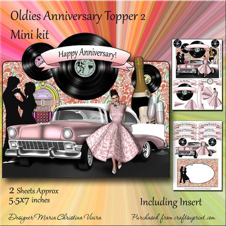 Oldies Anniversary Peach Topper 2