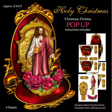 Holy Christmas Jesus Pop-up