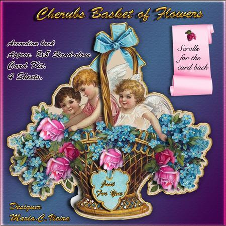 Angels Basket of Flowers