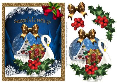 Winter Swan 6x8 Card Front