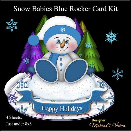 Snow Babies Blue Rocker