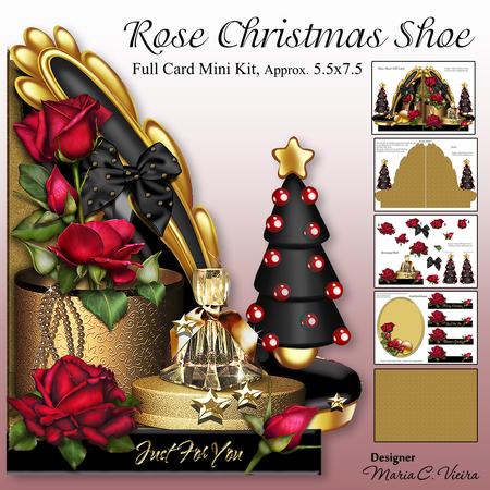 Rose Christmas Shoe