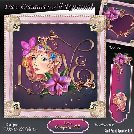 Love Conquers All Card Front Kit