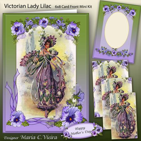 Victorian Lady Lilac 6x8 Mini Kit