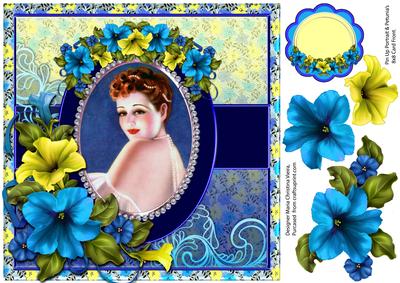 Pin Up Portrait & Petunia's