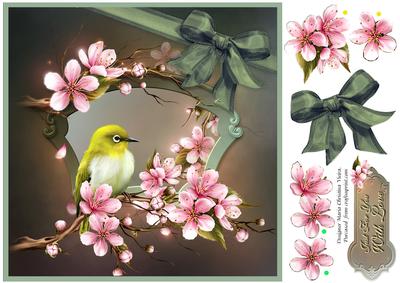 Cherry Blossoms for You 8x8