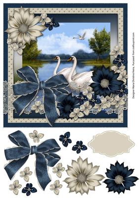 White Swan Lake 7x7