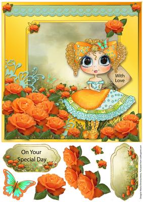 Betty and the Apricot Rose Garden 8x8.jpg