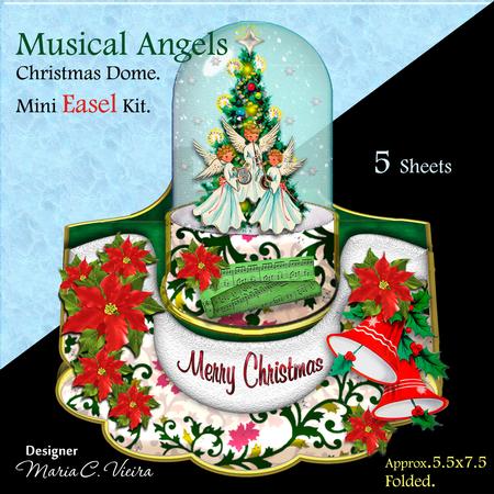 Musical Angels Christmas Dome