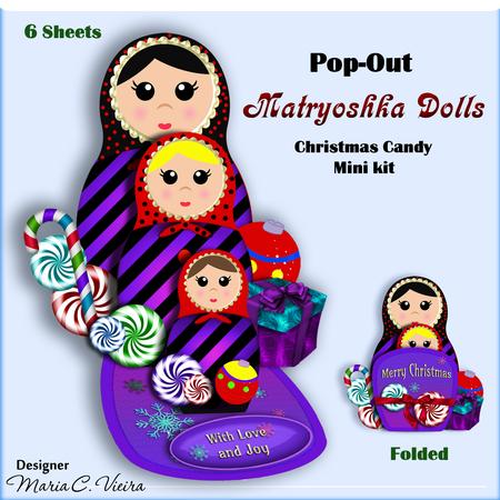 Matryoshka Dolls Candy Christmas