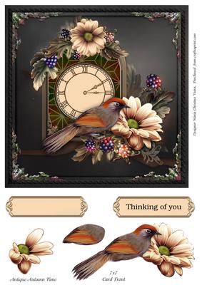 Antique Autumn 7x7 Card Front