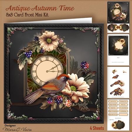 Antique Autumn Time 8x8 Kit