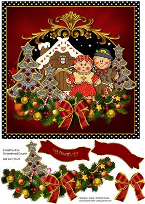 Christmas Eve Gingerbread Couple