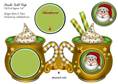 Santa Gold Full Quick Card