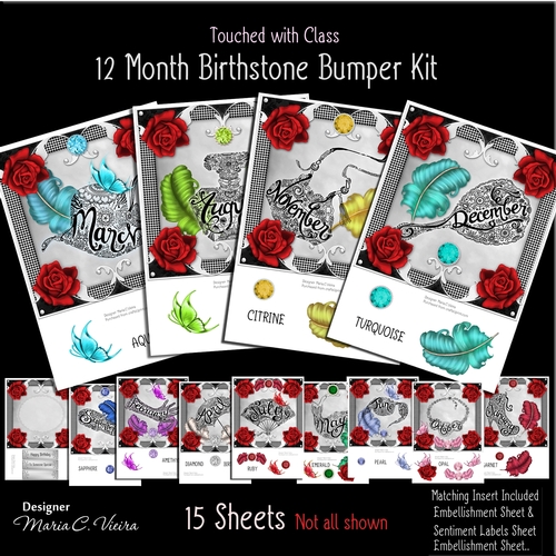 12 Month Birthstone Bumper Kit