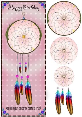 Dreamcatcher Large Dl Dotted Paper