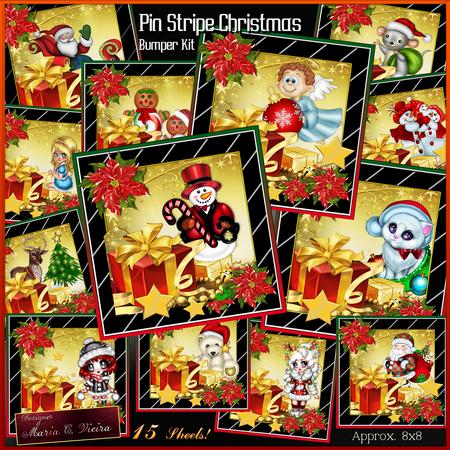 Pinstripe Christmas Bumper Kit