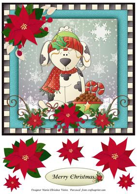 Christmas Pal Dog 8x8