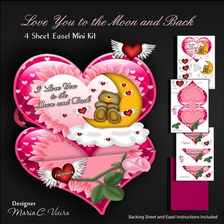 Love You to the Moon and Back Easel
