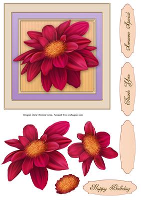 Dahlia Nouveau Card Font 3