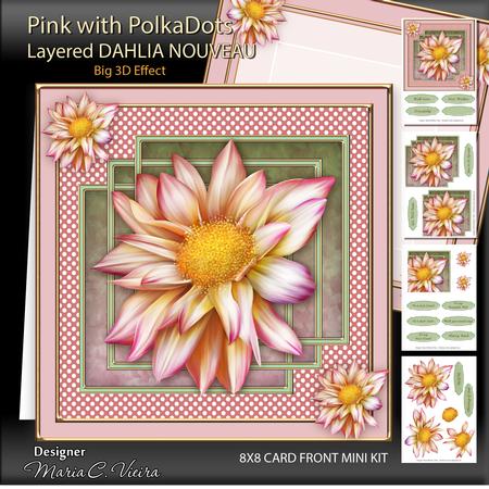 Dahlia Pink with Polkadots Kit