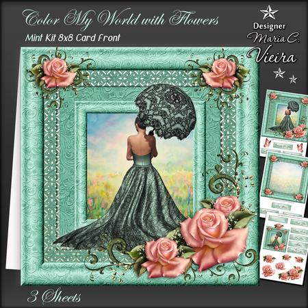 Color My World with Flowers Mint Kit