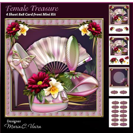 Female Treasure Card Front Kit