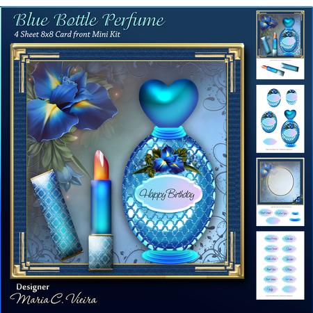 Blue Bottle Perfume 8x8 Kit
