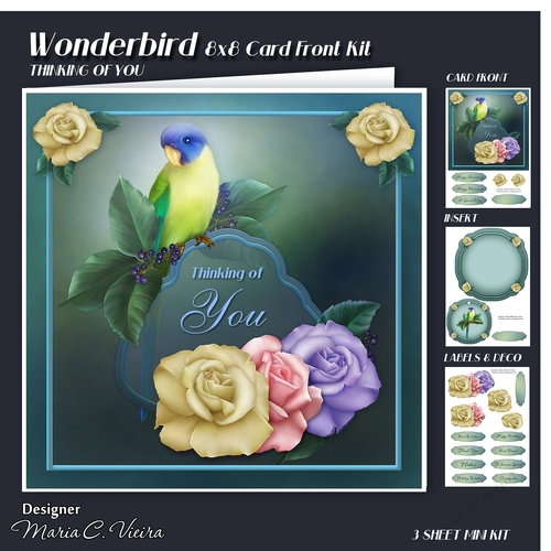 Wonderbird 8x8 Thinking Of you 