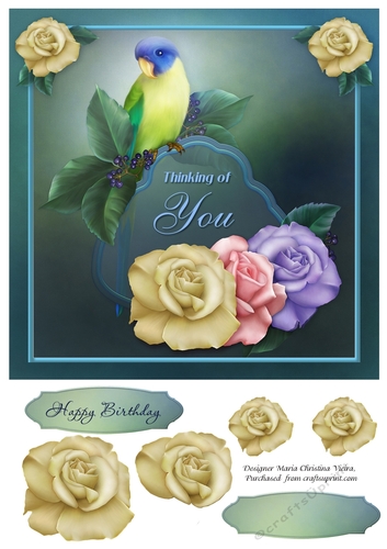 Wonderbird Thinking of You Birthday