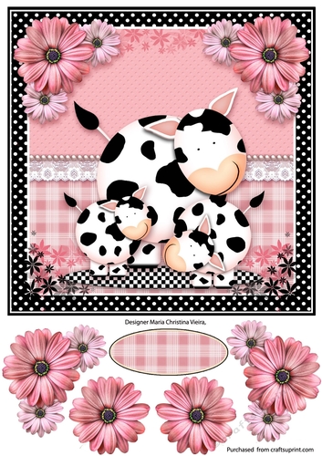 COW 8x8 Card Front Sheet  8