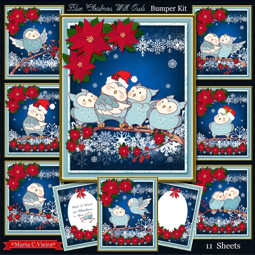 Blue Owls Christmas Bumper Kit